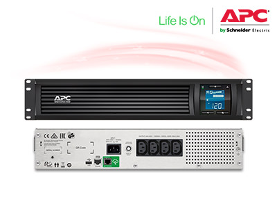 APC Smart-UPS C 1500VA LCD RM 2U 230V with SmartConnect (SMC1500I-2UC)