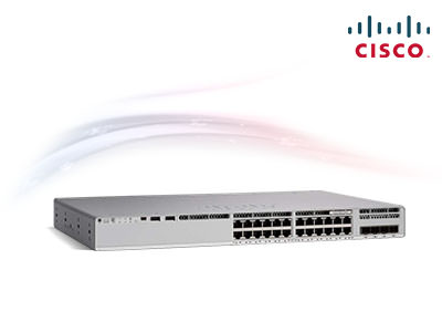 Cisco Catalyst 9200L 24 Port PoE+ Network Advantage (C9200L-24P-4G-A)