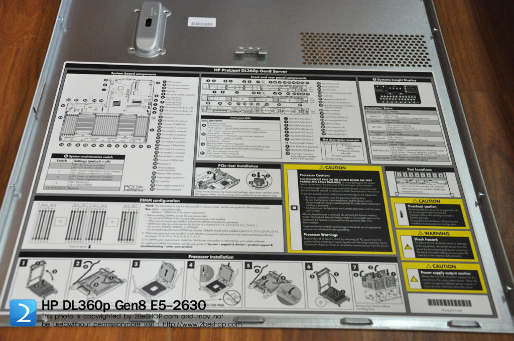 HP ProLiant DL360p Gen8